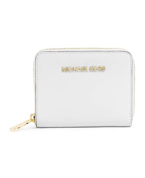 michael kors optic white|optic white michael kors wallet.